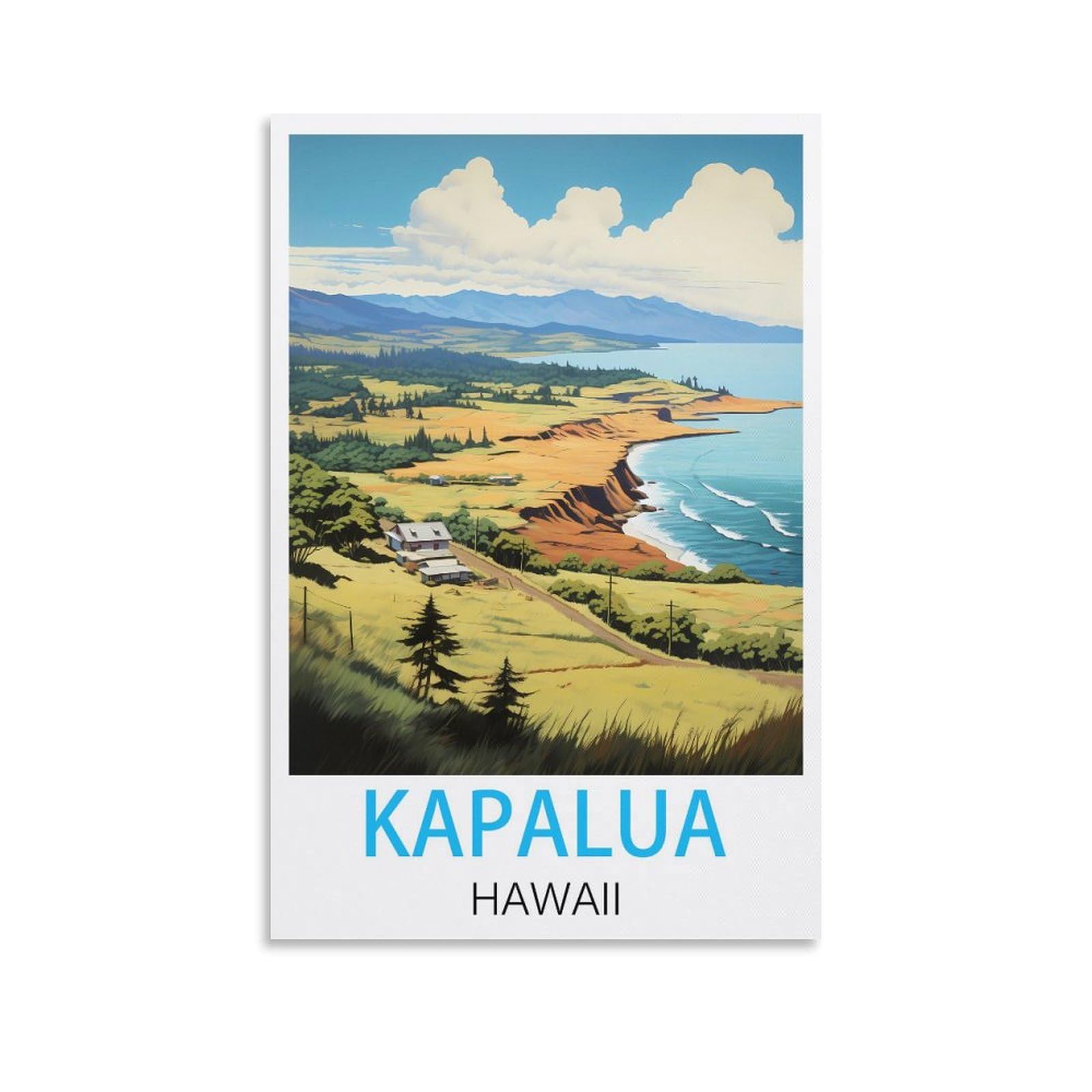 Funny Tin Signs,Kapalua Hawaiis,Funny Vintage Metal Sign Plaqu Poster Wall Art Pub Bar Kitchen Garden Bathroom Home Decor 30x40cm