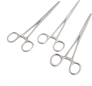 AAPROTOOLS 3 PCS Stainless Steel Rochester Pean HEMOSTAT Forceps 8