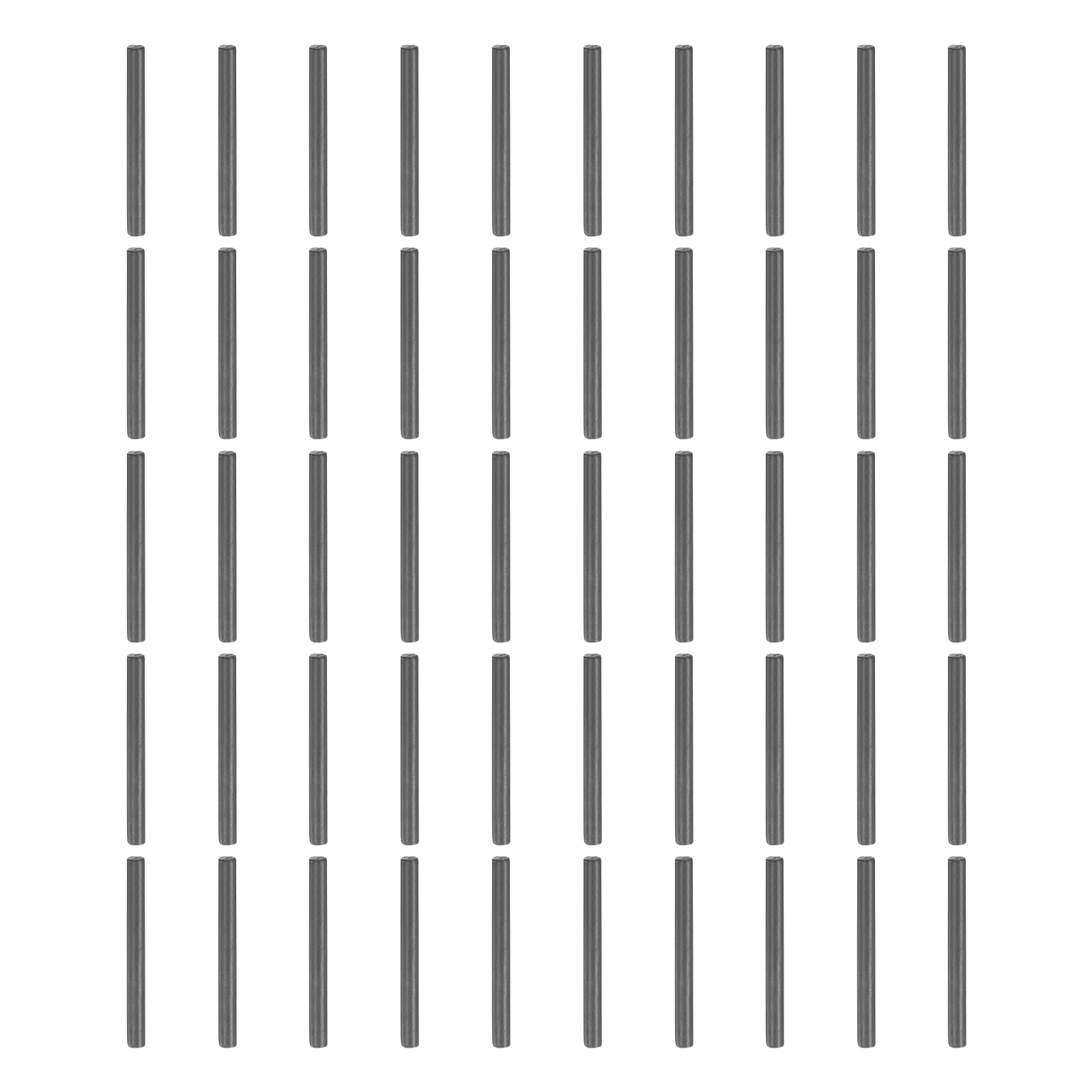 sourcing map 50Pcs 1mm x 10mm Dowel Pins, 304 Stainless Steel Cylindrical Shelf Support Pegs Chamfered End Pin Rod Fasten Elements Metal Shelf Pegs, Black โ image 1