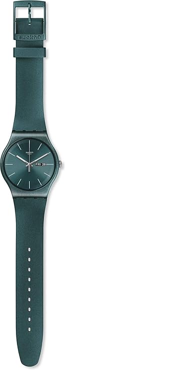 Buy Swatch Ashbayang SUOG709 Green Silicone Quartz Fashion Watch at  Amazon.in
