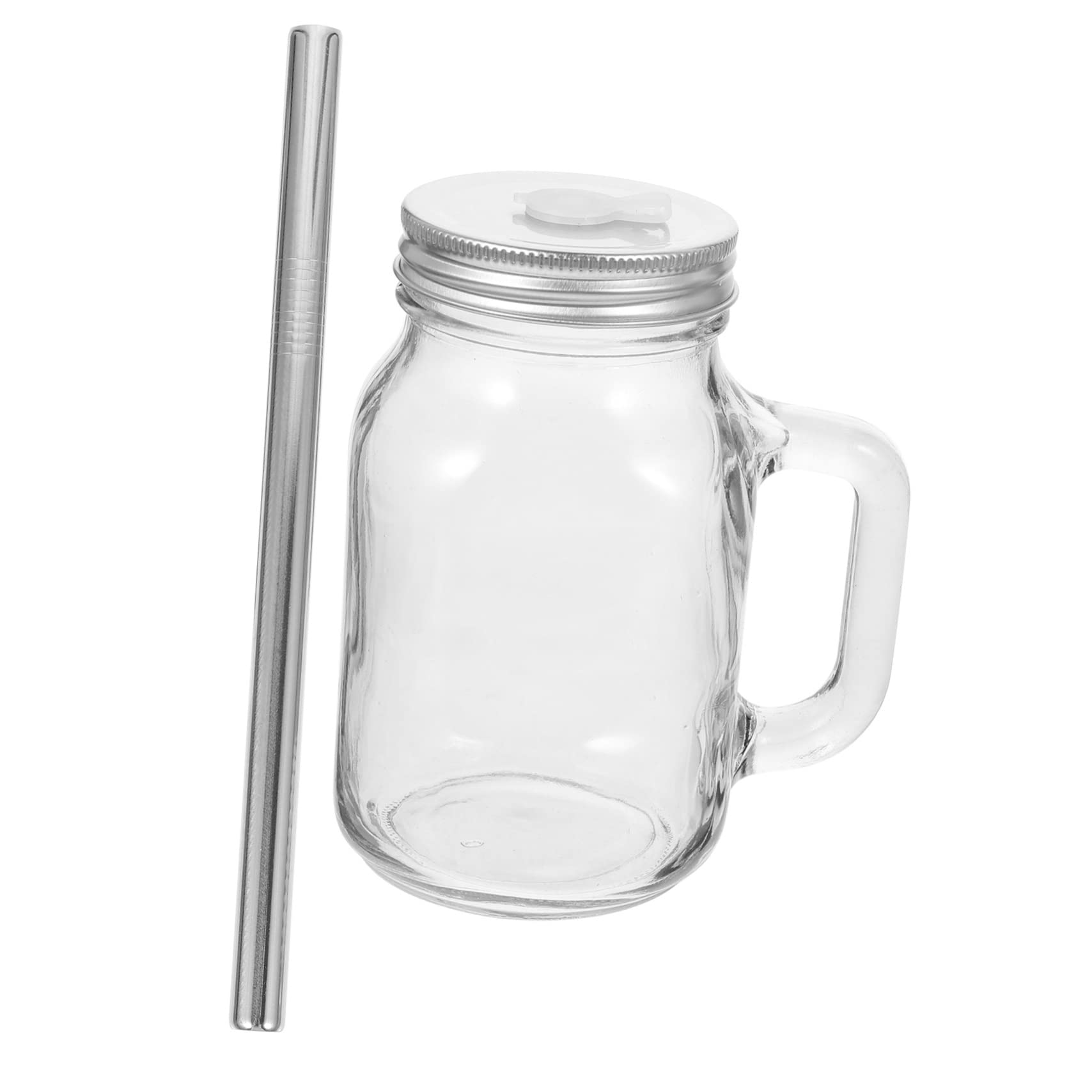 FUNOMOCYA Milk Tea Drinking Cup Large Capacity Insulated Cup with Straw Leakproof Bottle for Office