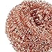 Emiif 3 Pack Copper Wire Cleaning Ball Set Industrial Nozzle Scrubber Kitchen Scourer