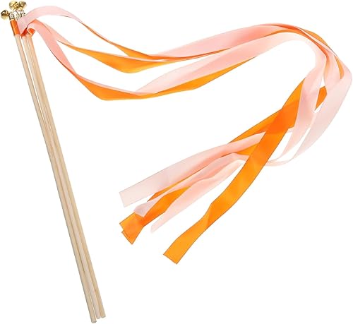 Vista 63 de MECCANIXITY 15 palitos de cinta de boda para fiesta de boda, serpentinas para boda, fiesta, celebración, amarillo