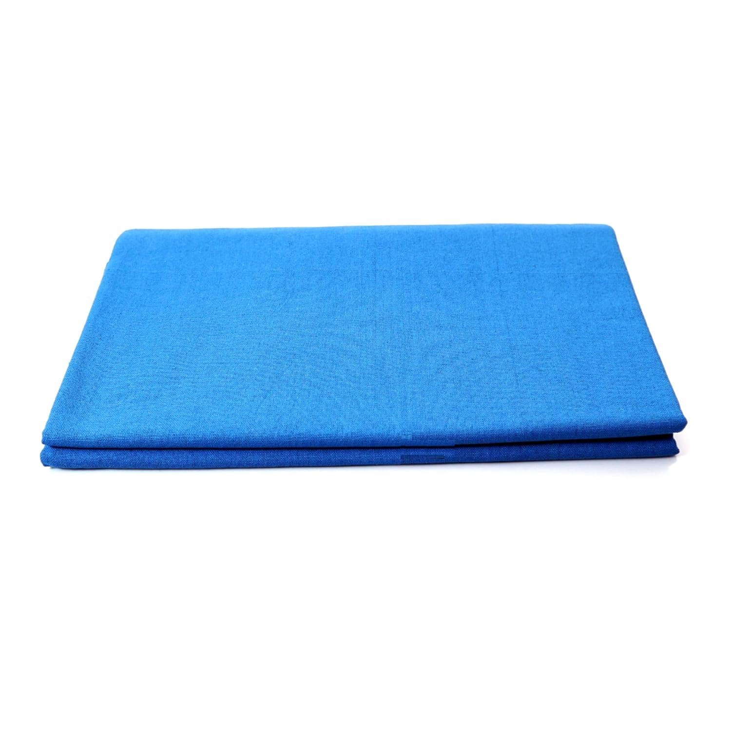 Saini_MEDICOS Wiederverwendbares Baumwolltuch (Größe: 91,4 x 91,4 cm, Farbe: Blau)-1