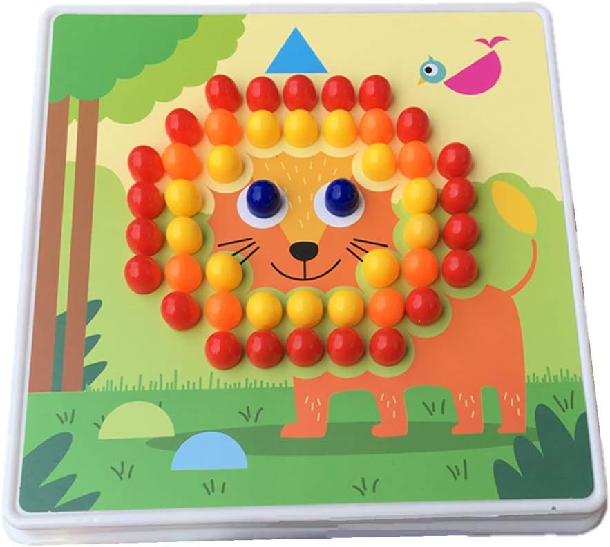 Amazon Yasushoji 知育玩具 パズル 形はめ 絵 合わせ 幼児 プレゼント お祝い おもちゃ ブロック 教材 パーツ 240粒 イラスト はめこみ 形合わせ おもちゃ