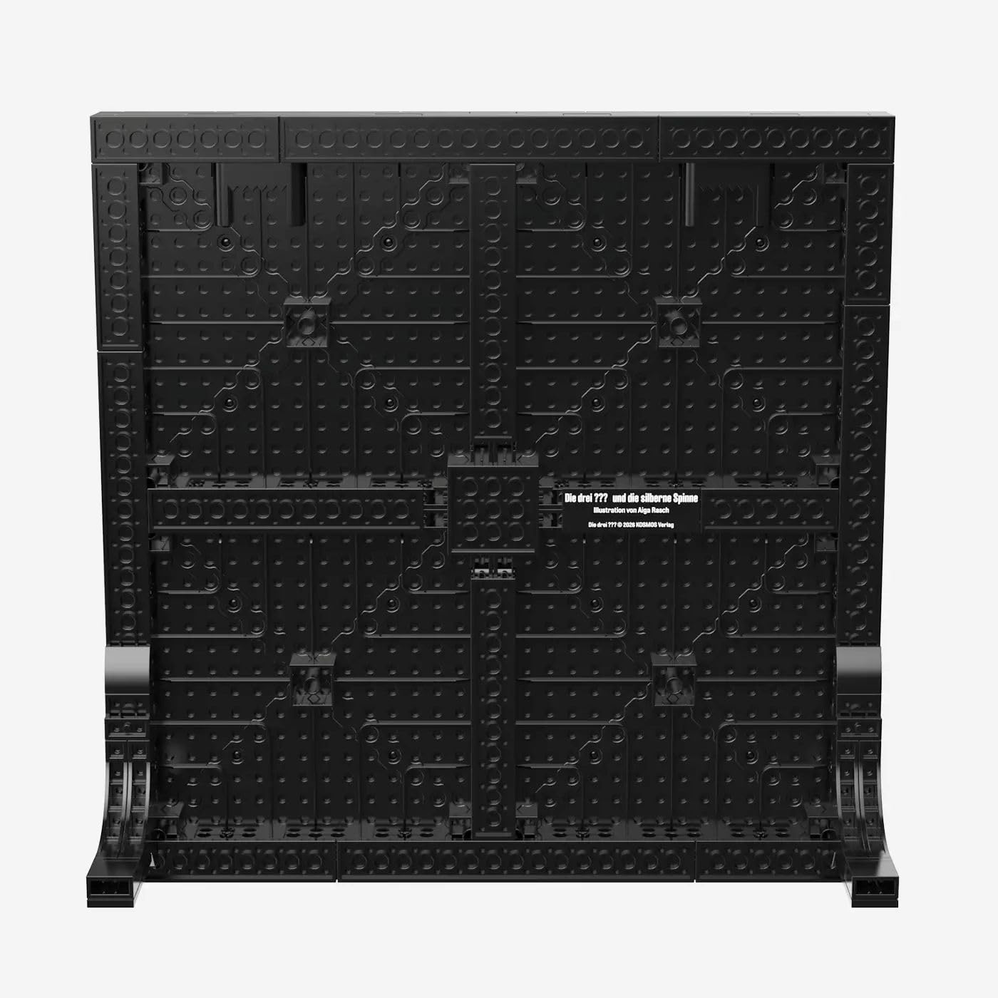 BlueBrixx Pro 109025 – Die DREI ???: 3D Bild: und die Silberne Spinne aus Klemmbausteinen mit 829 Bauelementen