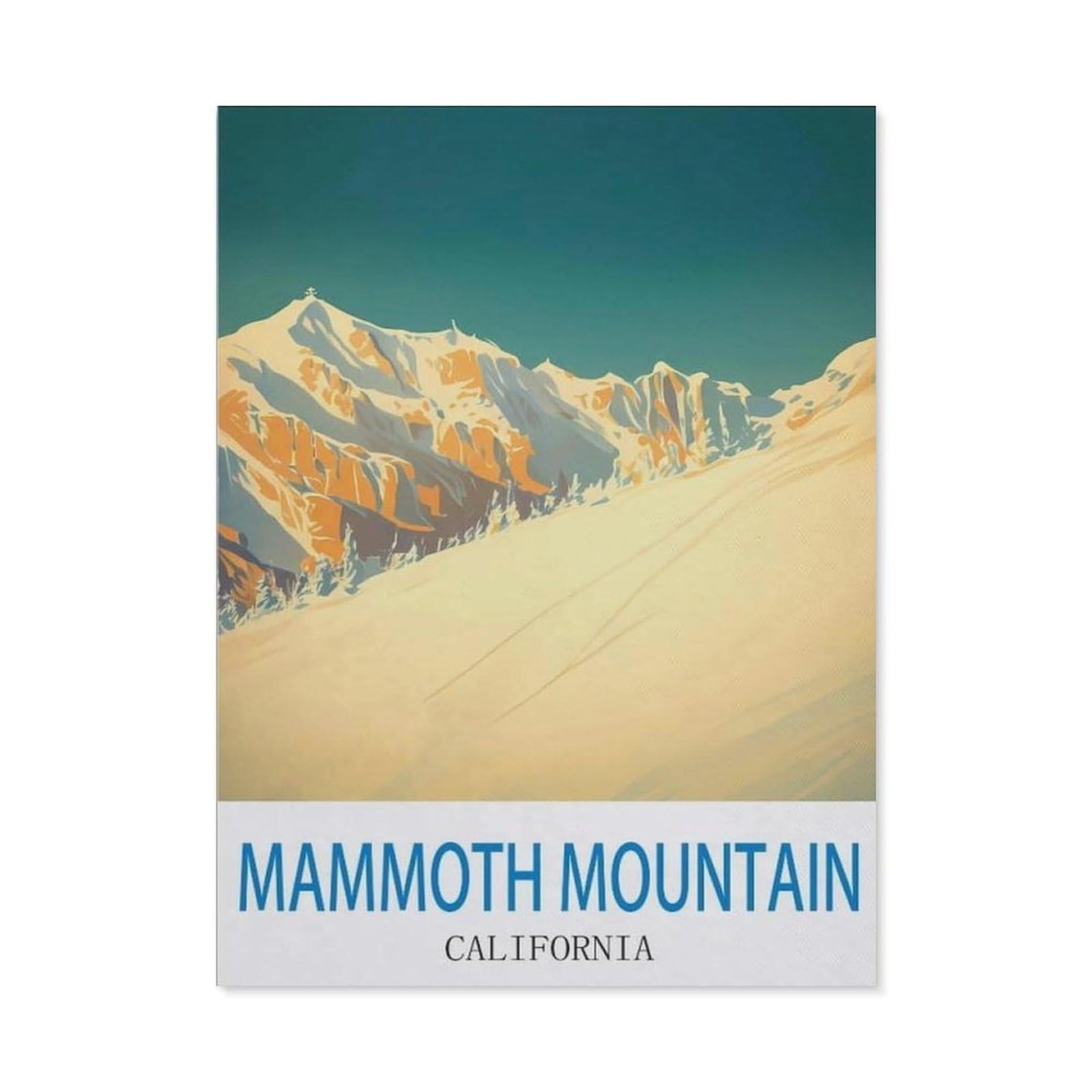 BEAYODKP DIY Diamond Art Kits，Mammoth Mountain California（40x50cm）