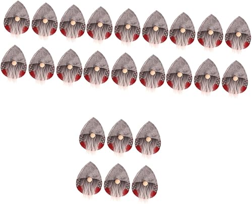 NOLITOY Juego de cubiertos de Navidad de 24 piezas, decoración de Navidad, decoración nórdica, decoración de mesa de comedor, soporte de cubiertos