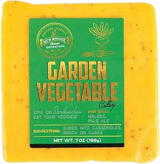 New Bridge Inspirations Cheddars, 7 oz, 12 Pack (7 oz, Insp Garden Vegetable Colby)