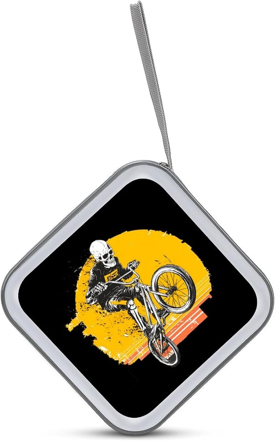 Skeleton BMX Bike Jump CD Case Wallet Portable DVD Holder Organizer Box image 3