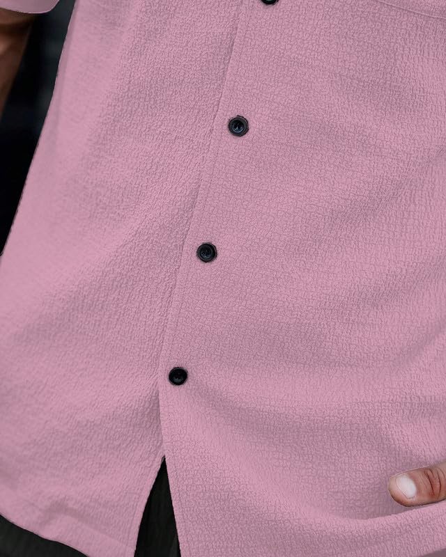 Image of I ENTERPRISE Casual Shirt for Men||Men Stylish Shirt|| Regular Fit Shirt for Men|| Men Stylish Shirt || Men Printed Shirt || Oversized Shirts for Men|| Shirt for Men (Solid-Shirt)