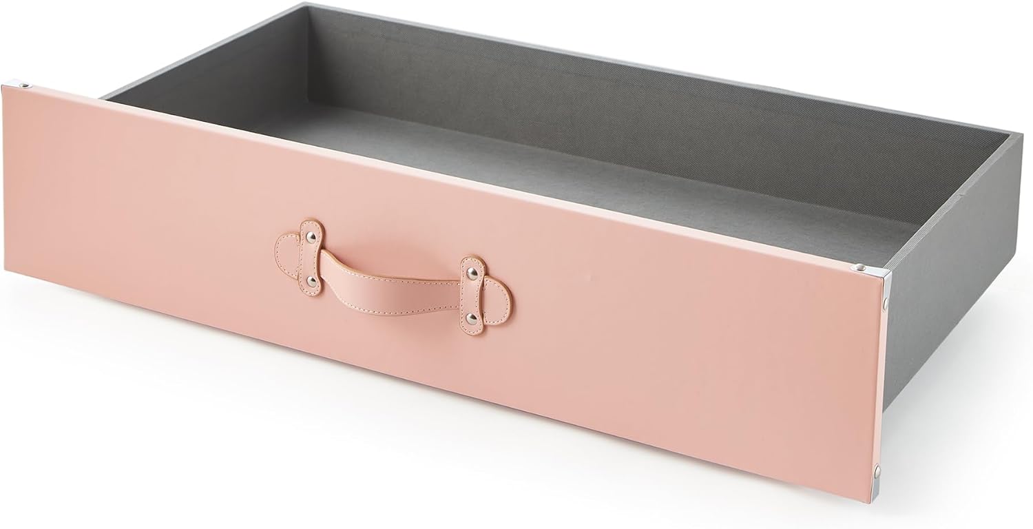 Texture® Brand - Rolling Under Bed Storage Drawer - Rose Quartz