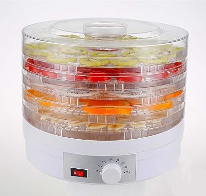 MEETU ENTERPRISE Food Dehydrator with 5 Tray Layers for Fruit, Snacks