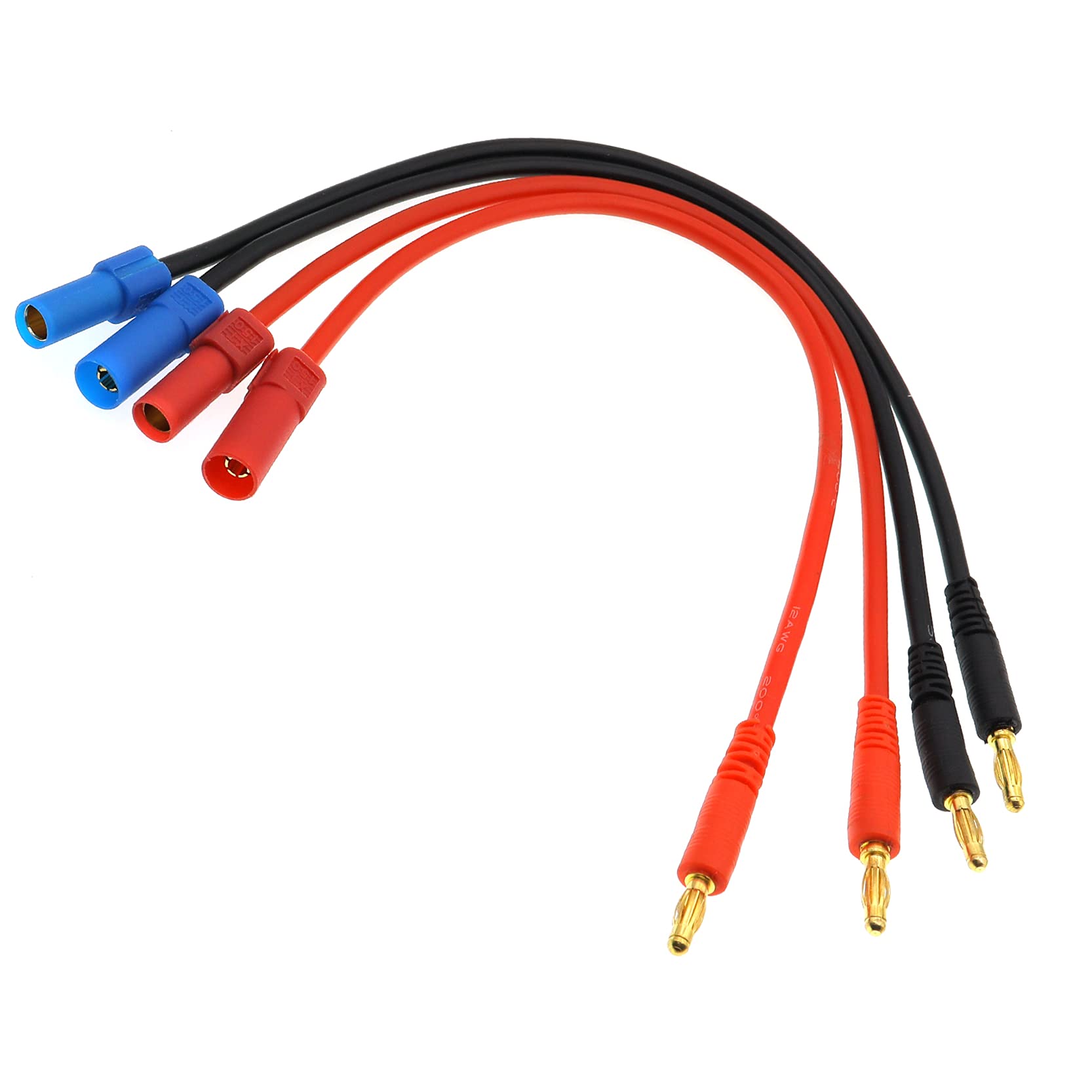 Amazon.co.jp: Treehobby XT150オス&メスコネクタープラグ - 4mmバナナ