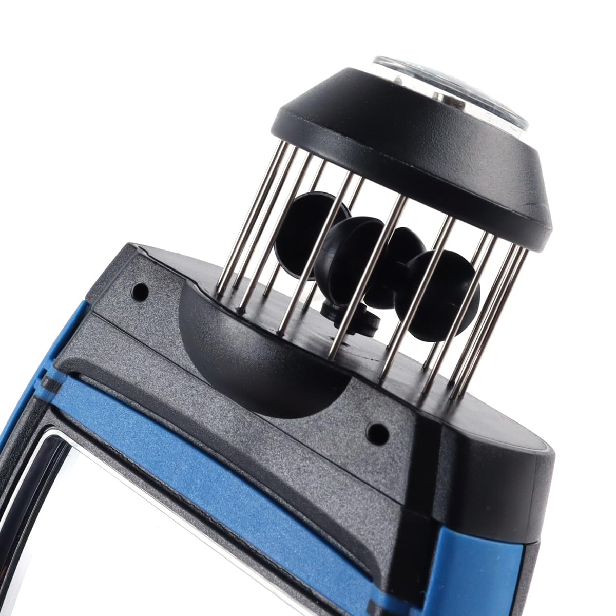 Qury Anemometro portatile ad alta precisione, misuratore di velocità del vento, 0,7-42 m/S, per HVAC con display LCD a bussola