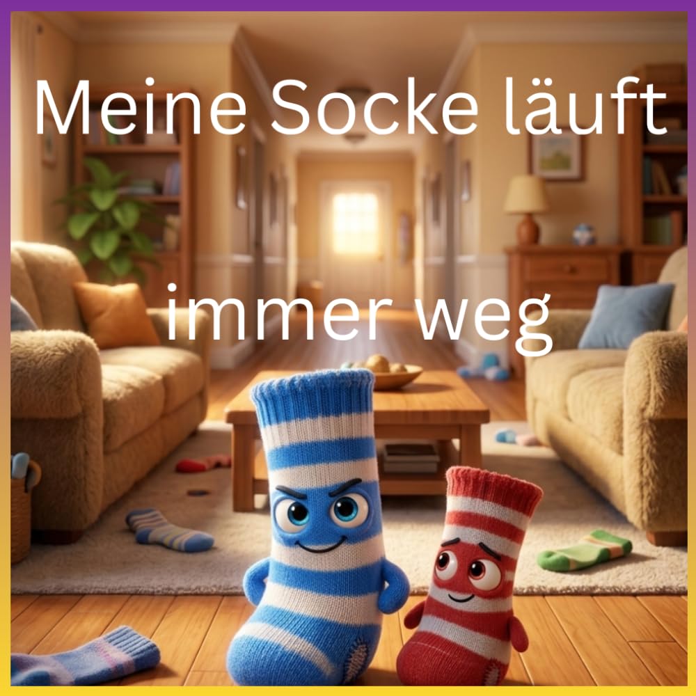 Meine Socke läuft immer weg: Eine liebevolle Geschichte über Mut, Freundschaft und Selbstvertrauen