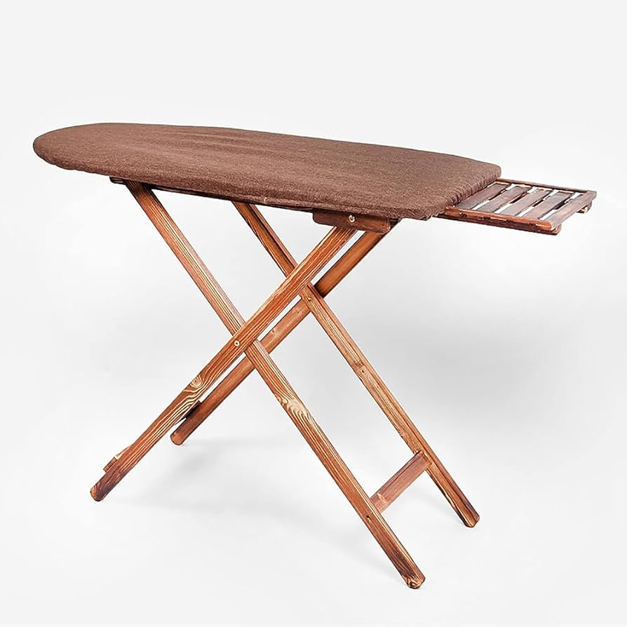 木製折りたたみアイロン台 ブラウン 木製折りたたみアイロン台 ブラウン