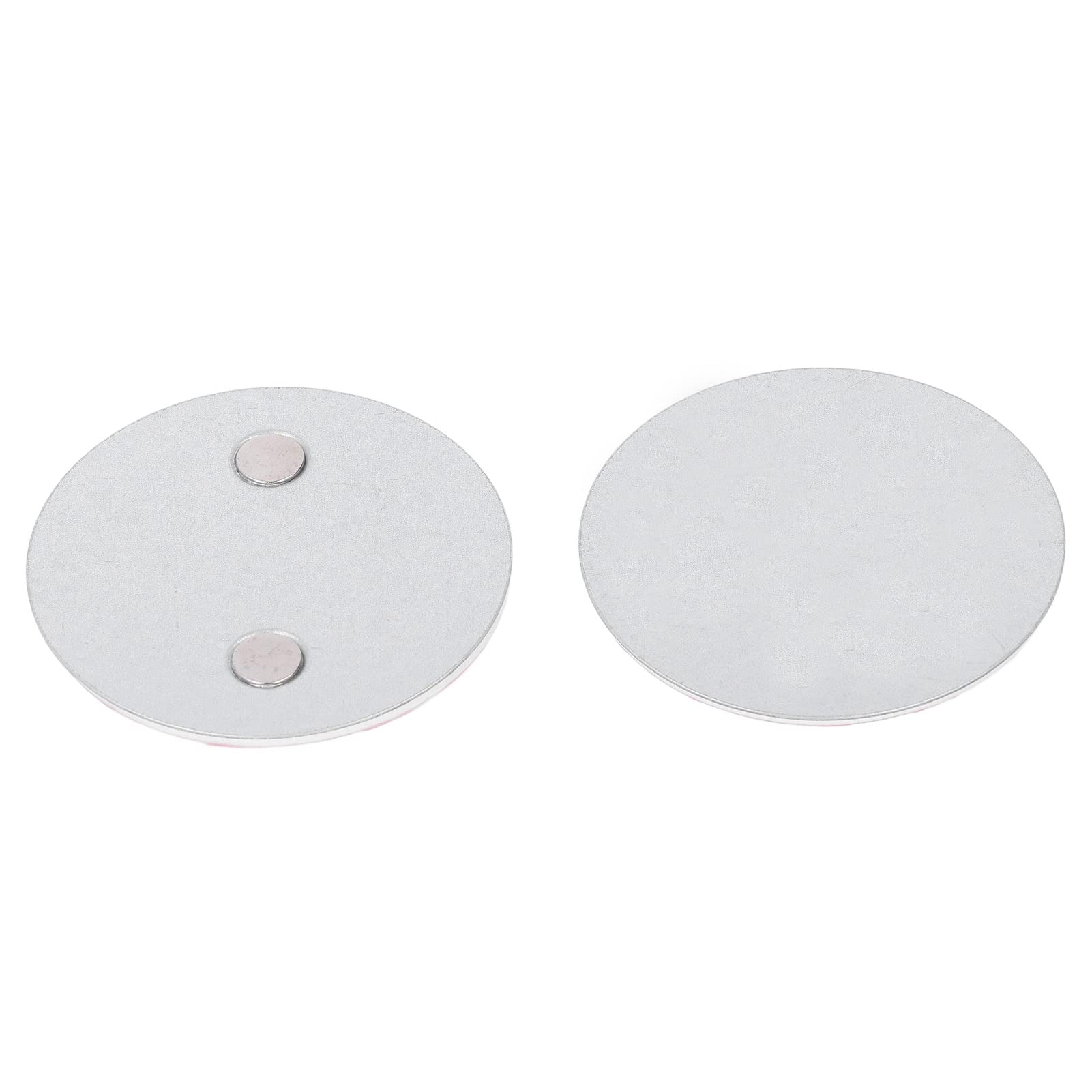 Jelquix Magnetic Smoke Detector Mounting Pad, Strong Adhesive Installation Tool for Fire Alarms, Easy Drill-Free Setup, 2pcs, Ideal for Home Safety, 70mm