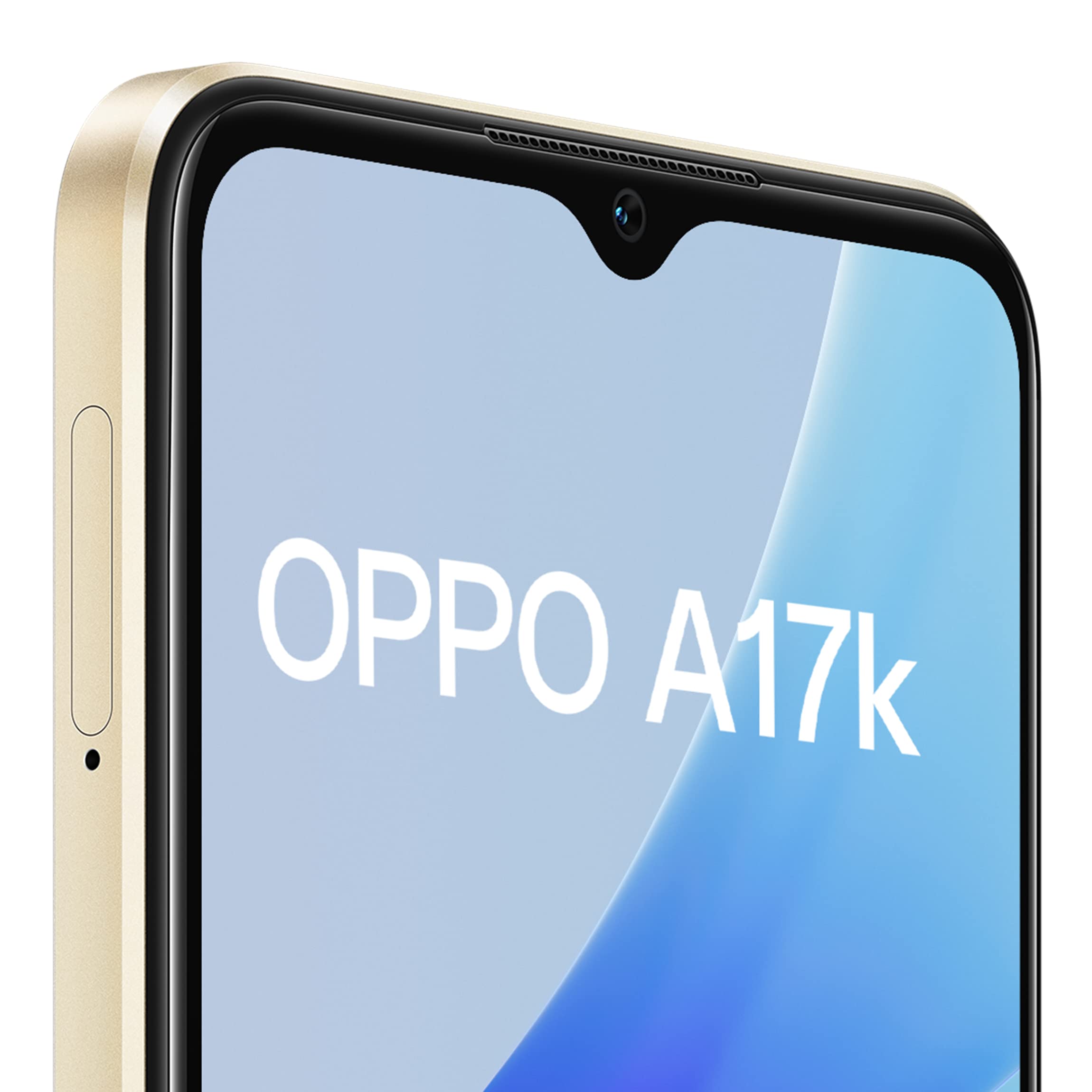 Oppo A17k (Gold, 3GB RAM, 64GB Storage) with No Cost EMI