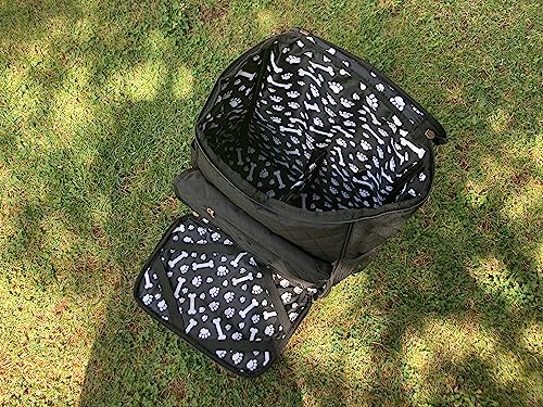 Petpets® Hundereiserucksack -praktische Hunde-Reisetasche für unterwegs. Ideal für Reisen, Camping oder Tagesausflüge mit Hund, Dog Travel Bag