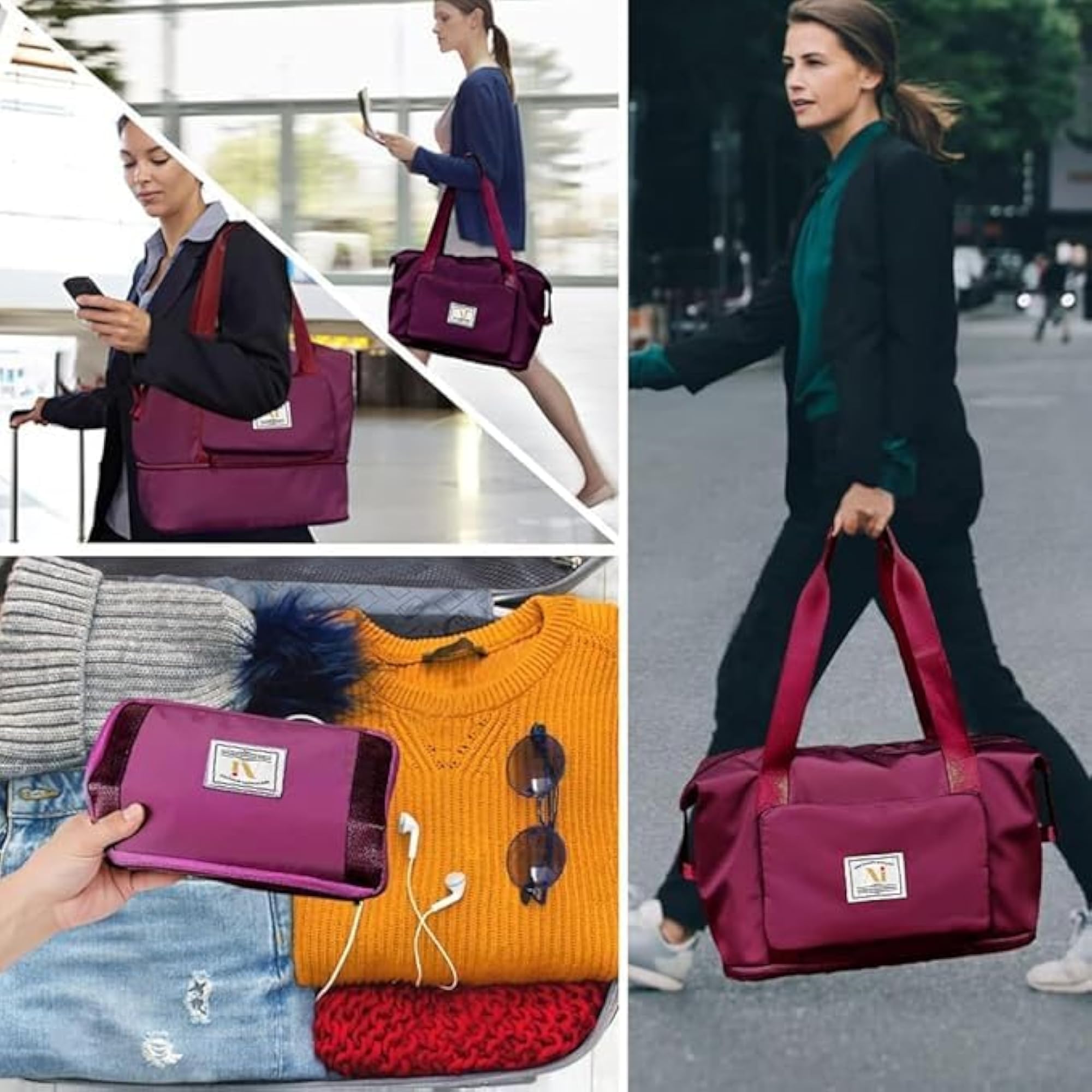 Wine Duffle Bag, Single Pack