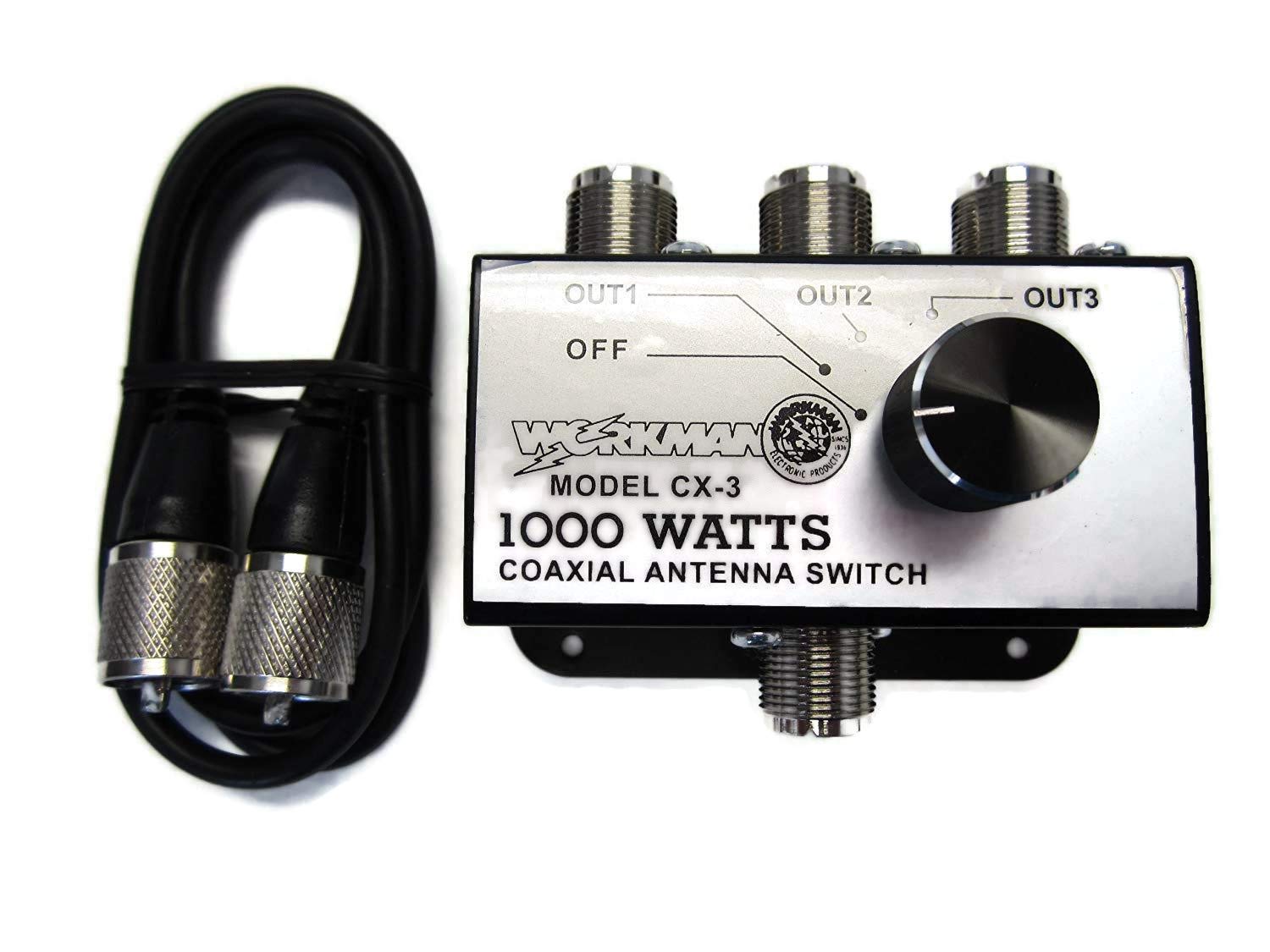 Buy Workman CX3 3 Position COAX Antenna SWITCH 1000 W CB / Ham Radio