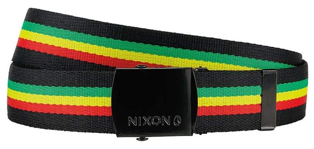 Nixon Basis Belt Rasta One Size
