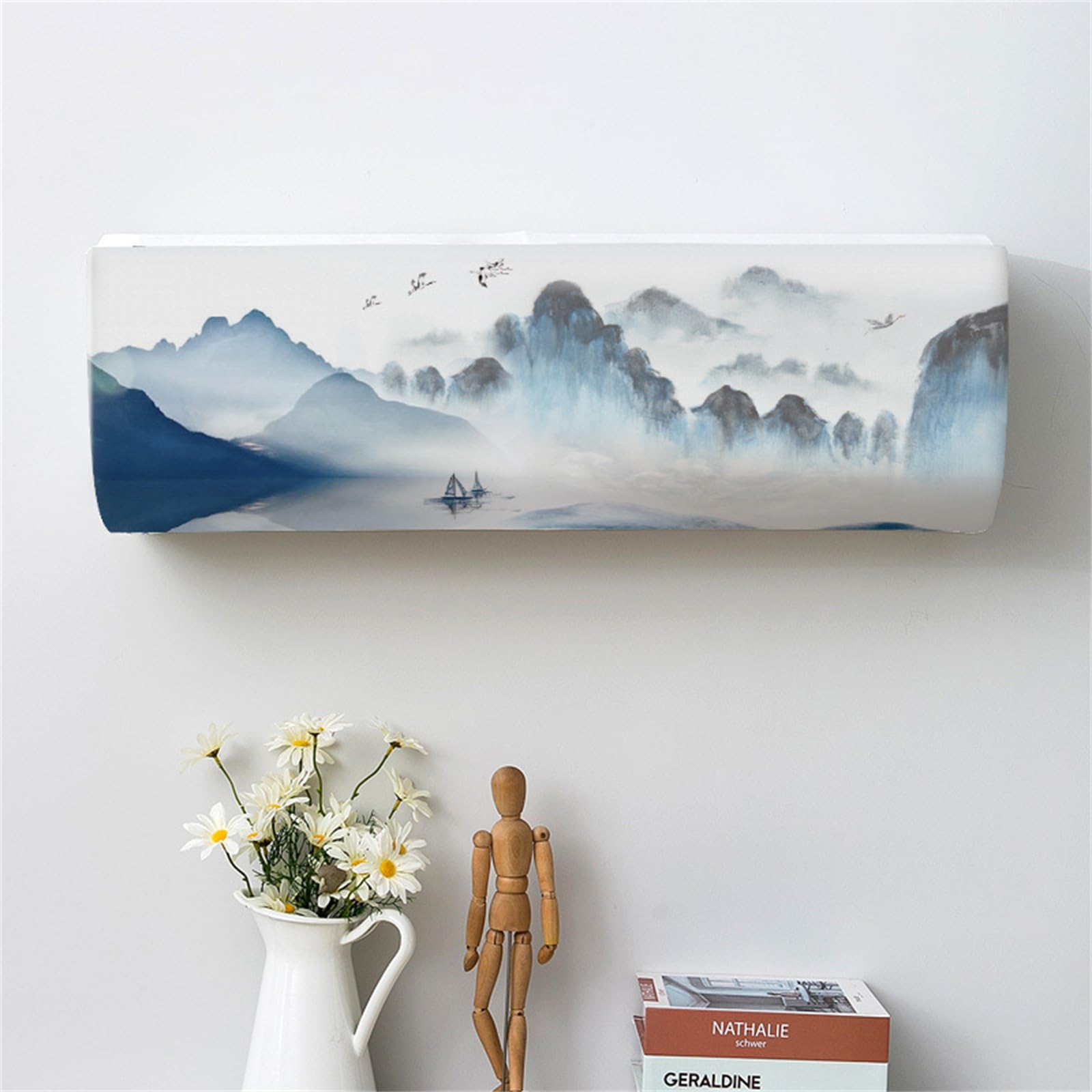 FanShow Dust Cover For Air Conditioner Dust Cover For Indoor Wall Mounted Air Conditioner Dust Cover For Indoor Wall Mounted Air Conditioner 80x20x28cm