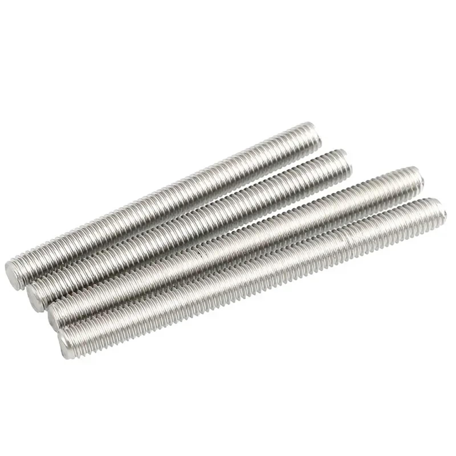 Gewindestange 5pc Gewindestange Vollgewinde Bar 304 Edelstahl Befestigungen Silber(70mm,M10)
