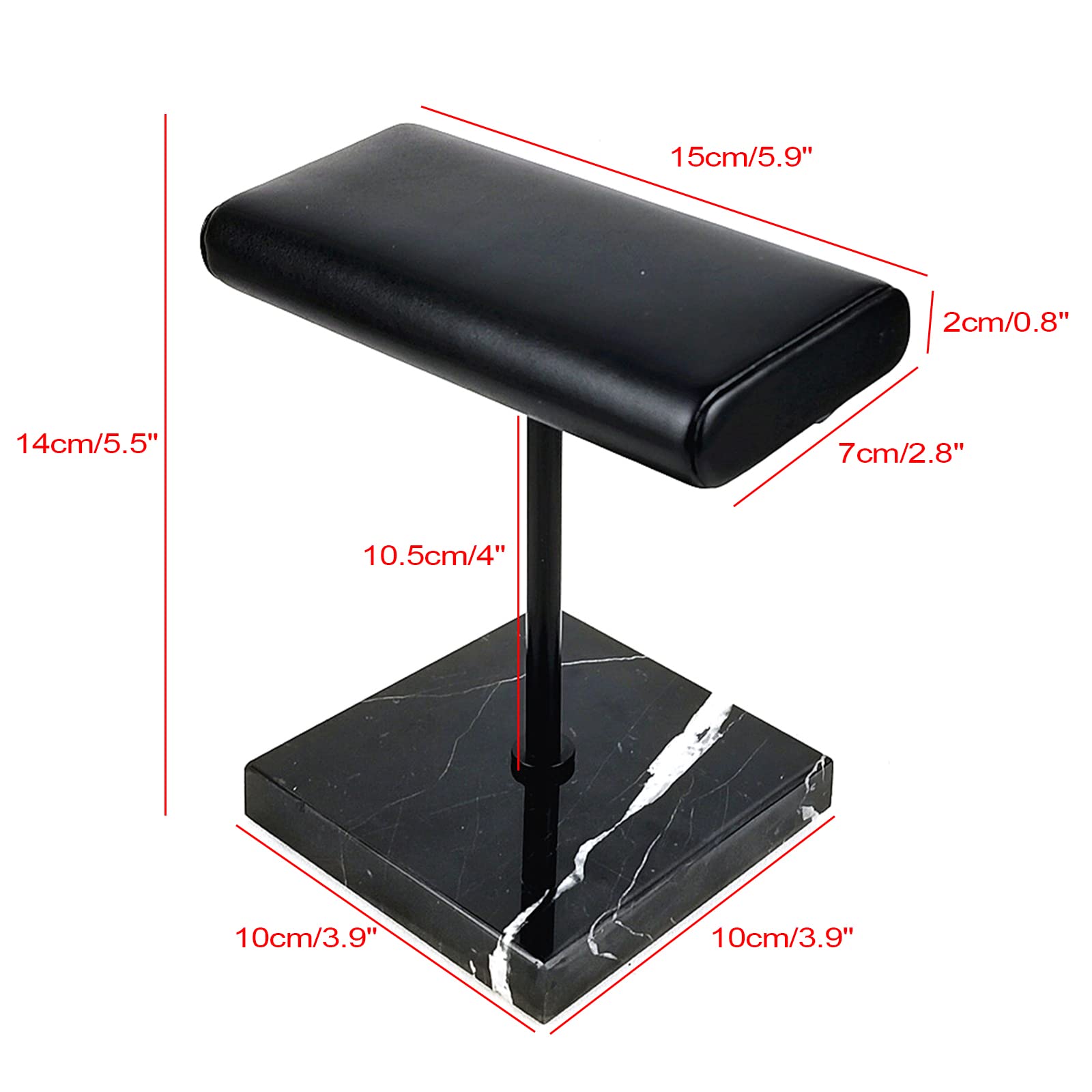 Soporte de reloj de mármol, soporte para joyas, soporte para