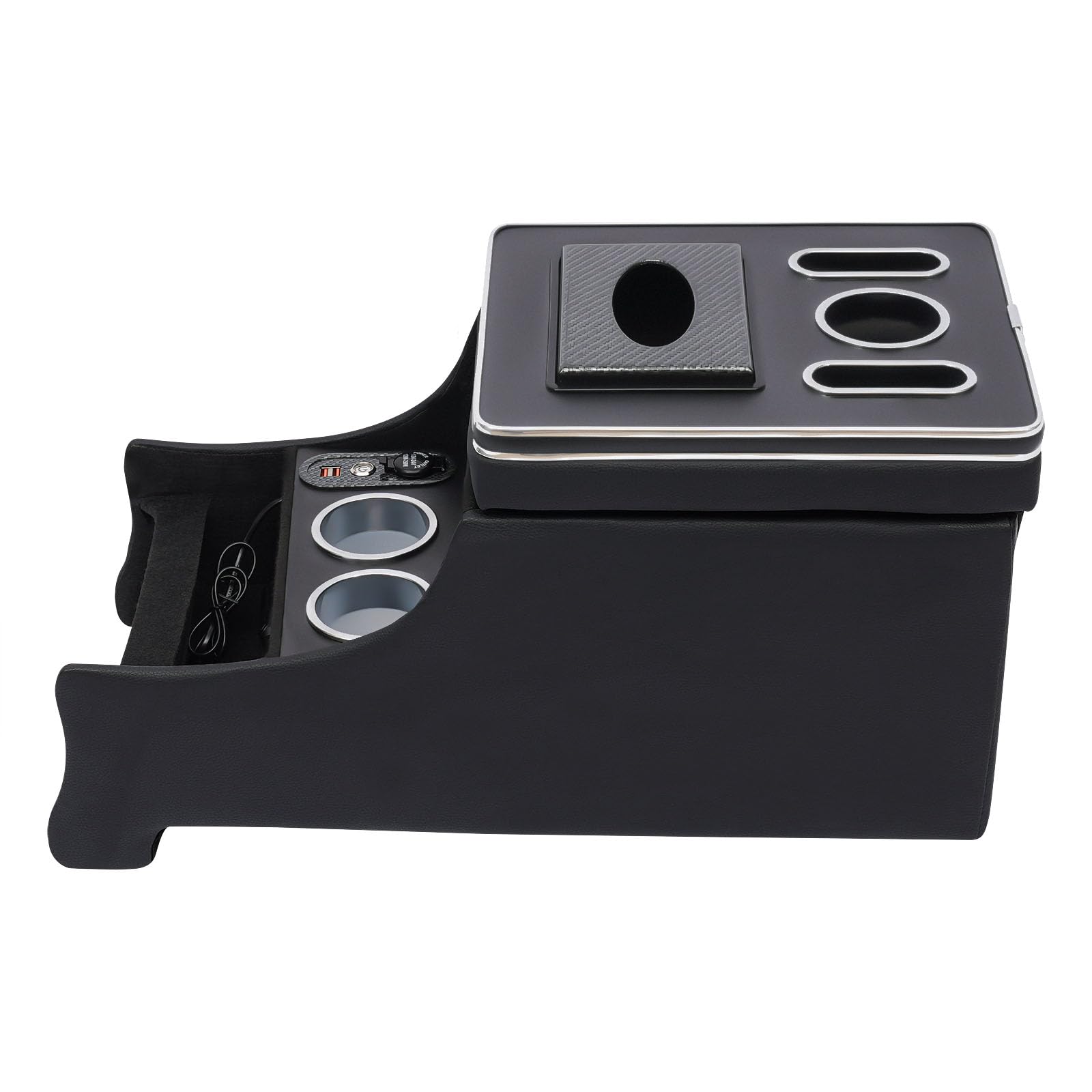 Scatola per braccioli leggeri, colore nero, per Mercedes-Benz Vito 119