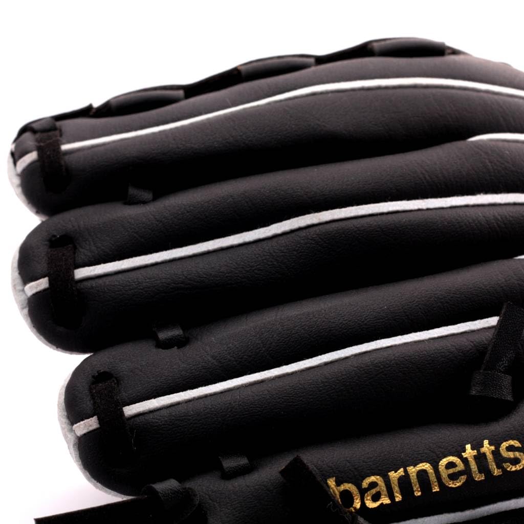 JL-102 - Guanto da baseball per principianti, in poliuretano, misura 25,2 cm, colore: nero