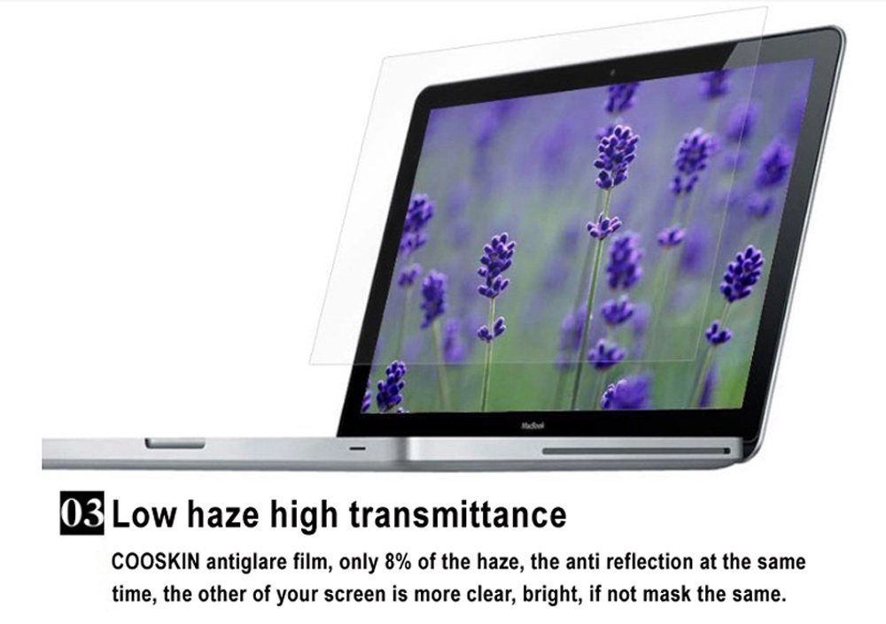 Antyodblaskowy (matowy) odcisk palca zarysowania laptop ochraniacz ekranu LCD do 17,3 cala 382,5 mm x 214,5 mm opakowanie detaliczne