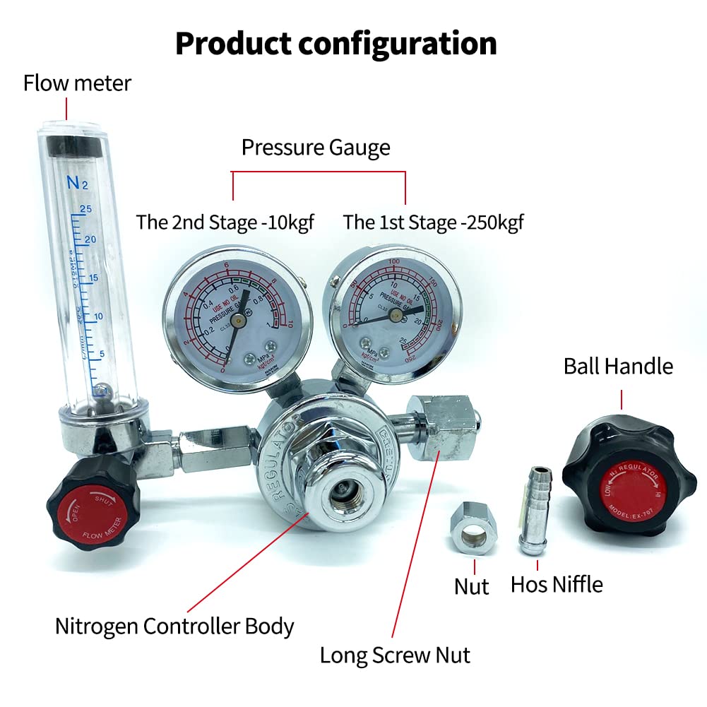 Lincoln Electric K586-1 Deluxe Adjustable Gas Regulator and Hose Kit
