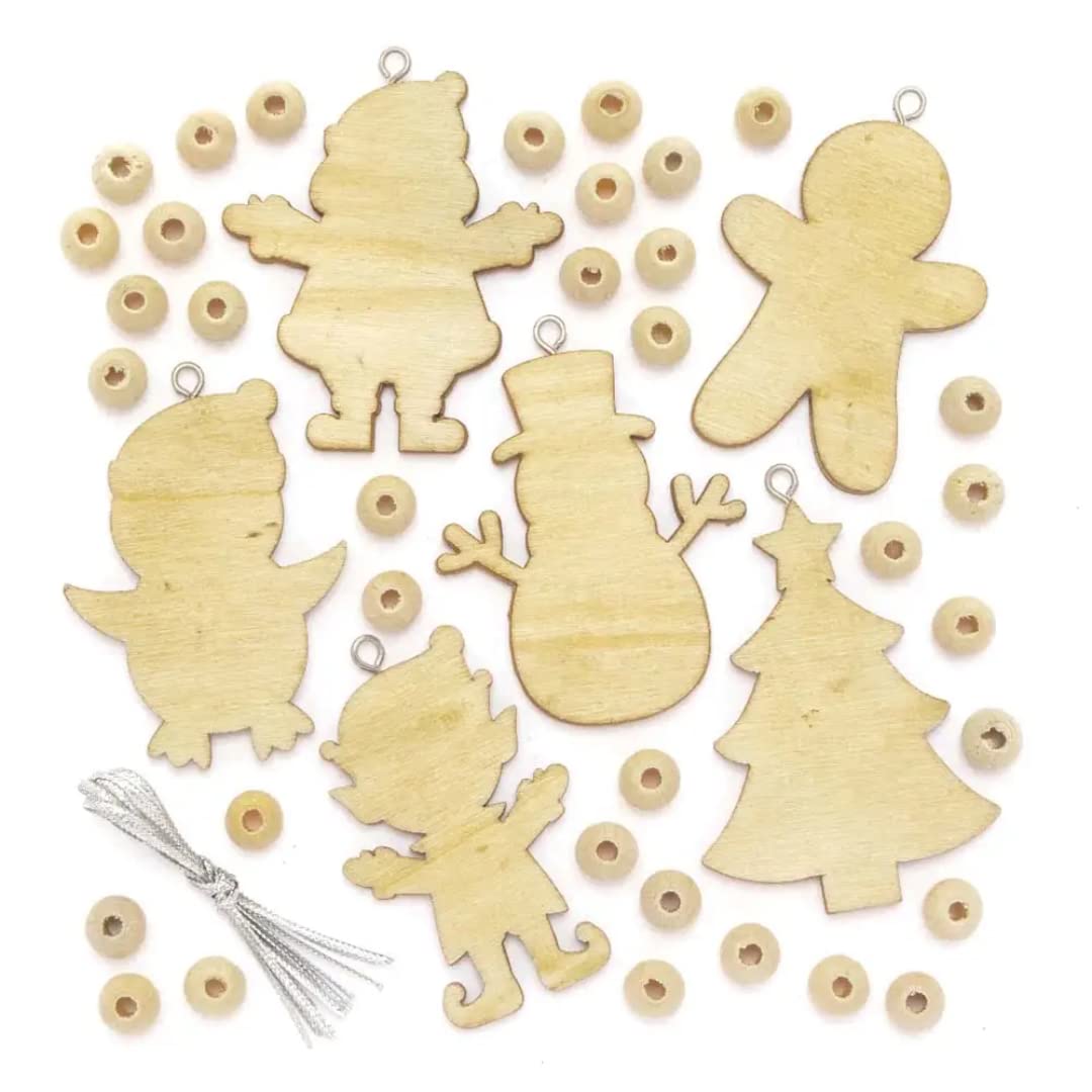 Baker Ross Weihnachtsbaum-Bastelset Für Kinder – 3 Stapelbäume Zum Selbermachen Und Dekorieren