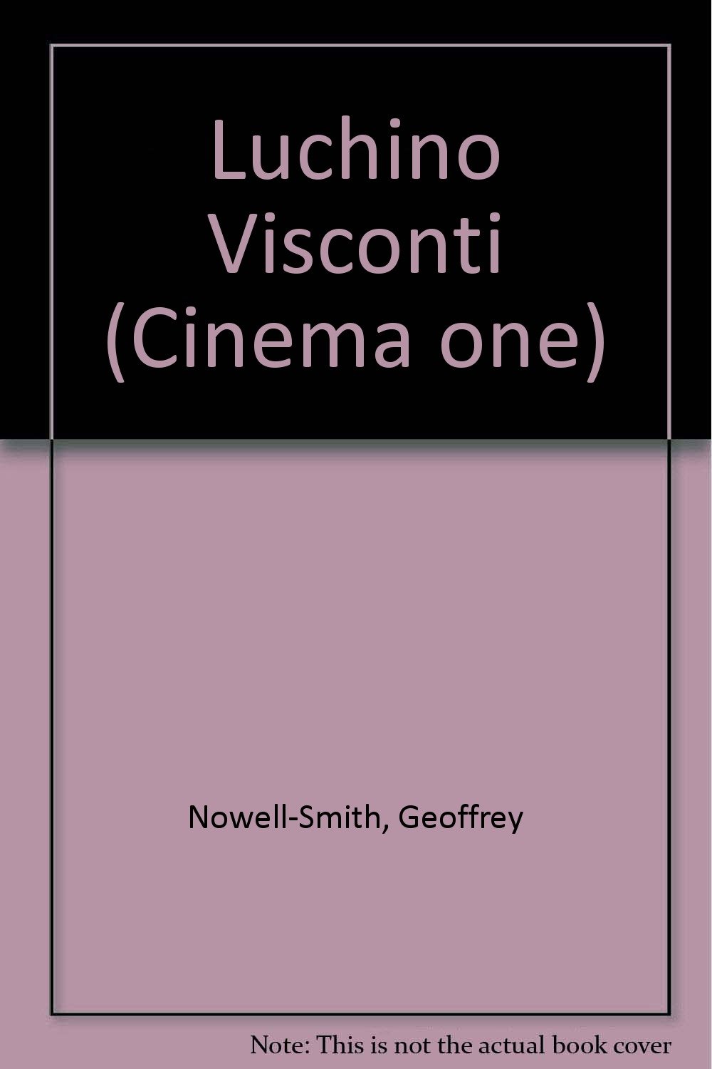 Luchino Visconti Cinema One livre de cinéma broché pour cinéphiles