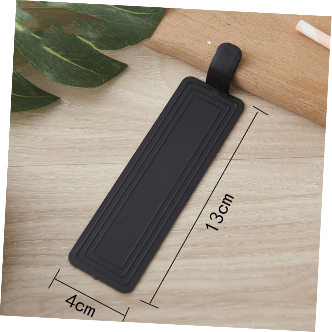 GLEAVI 100Pcs Rectangular Cake Base Boards Black Mousse Serving Tray for Wedding Birthday Desserts Reusable Easy to Clean for Cake Decorating DIY Piping Practice