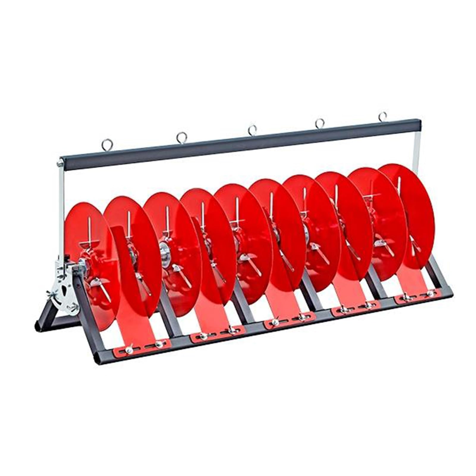WDSOPK Heavy Duty Multi-Spool Wire and Cable Dispenser Rack with Rods and Trays for Easy Access and Organization at Construction Sites and Retail Stores (83.5x38x28cm)