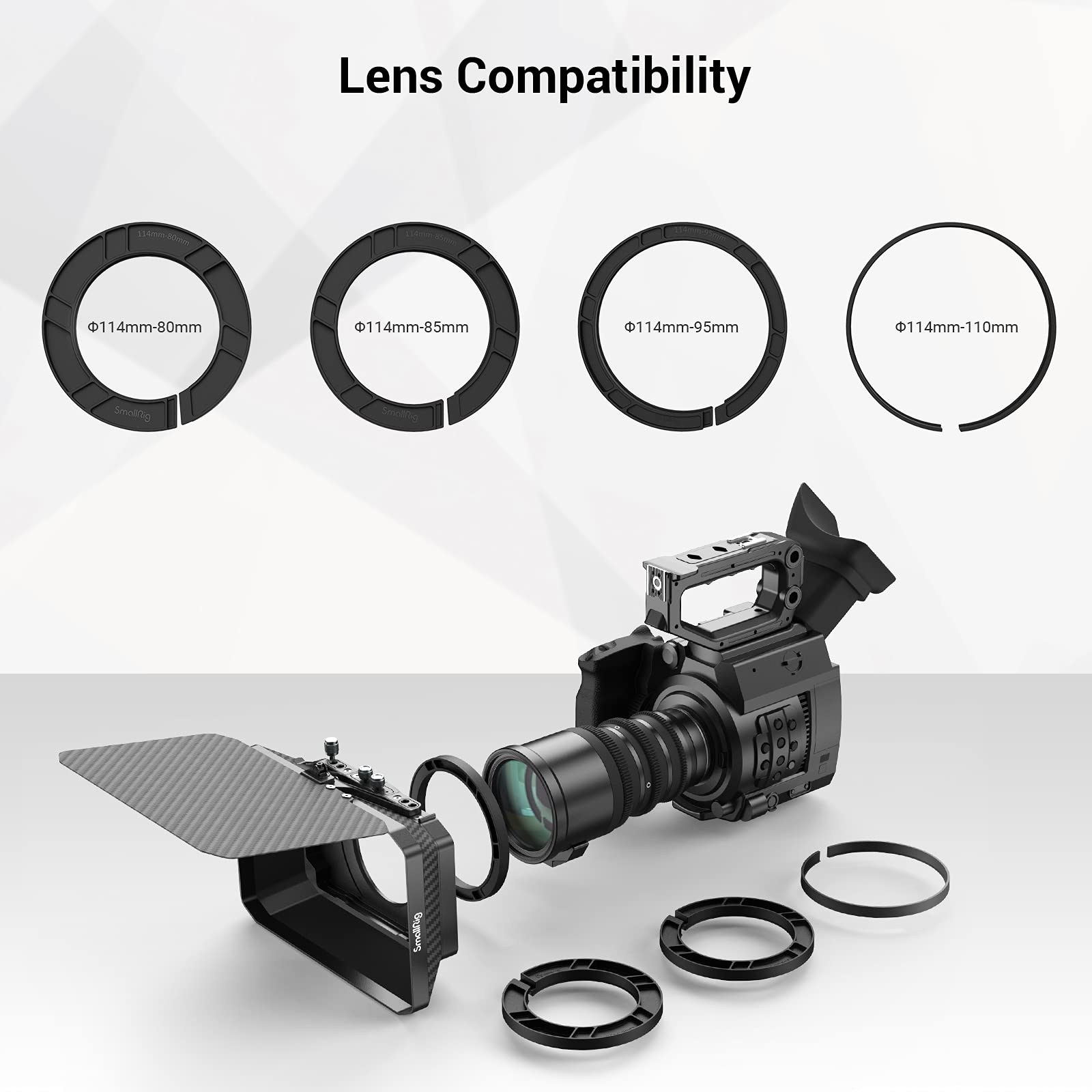 Buy SmallRig Quick Clamp-On Lens Adapter Ring Kit for Matte Box