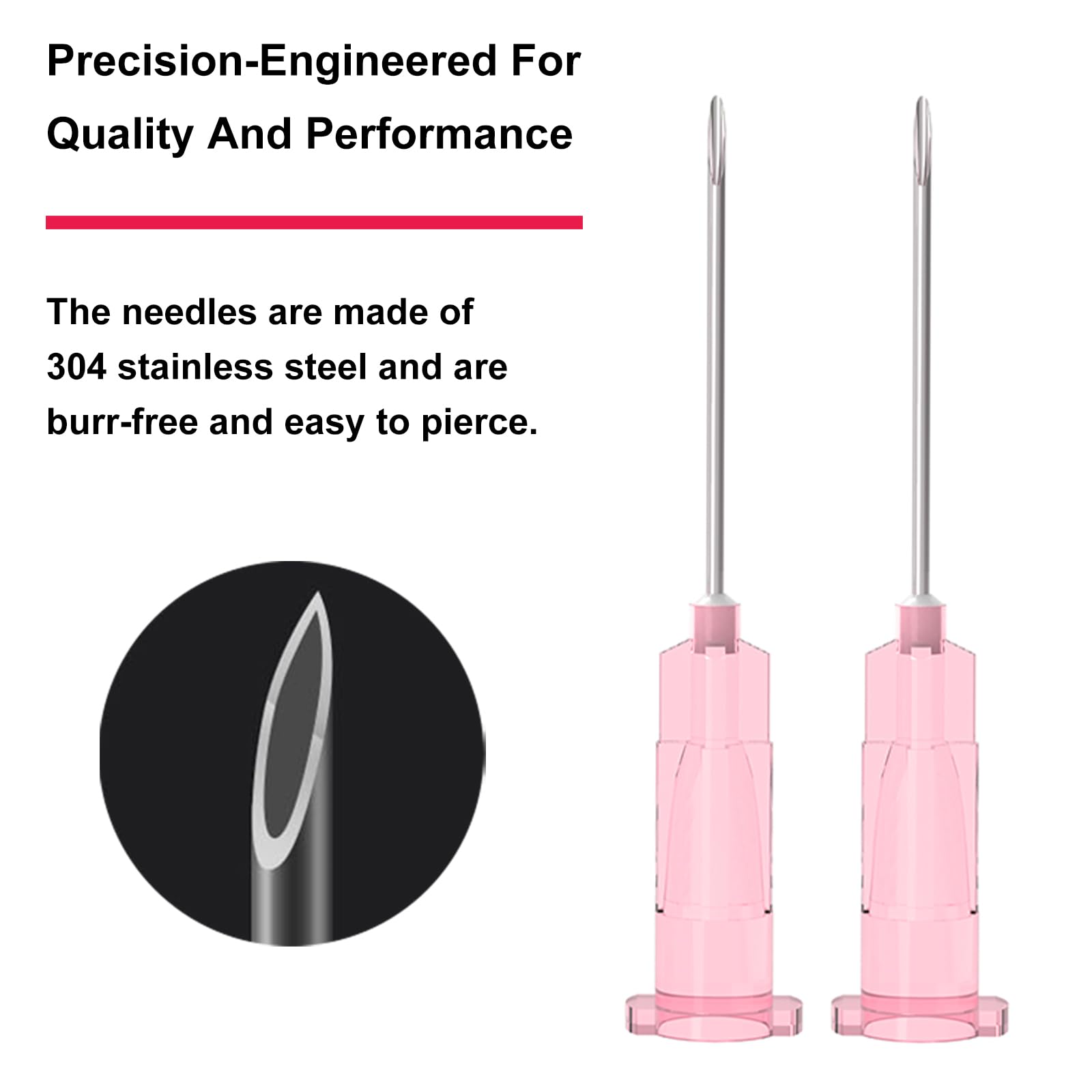 29 Gauge 1/2-Inch Needle, Individually Wrapped, 100 PCS Luer Lock Needles Industrial Dispensing Accessories, Disposable Industrial Accessories — Amazon image 3