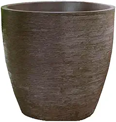 Vaso Planta 30x30 Oval Moderno Polietileno