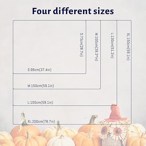 Miniatura 6 de shoowyees Tapiz navideño para colgar en la pared, divertido tapiz de pared de Navidad, caja de regalo, tapiz de pared, cálido invierno, pesadilla,