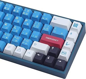 Amazon.co.jp: JOMKIZ PBT キーキャップ、134キー昇華型チェリー