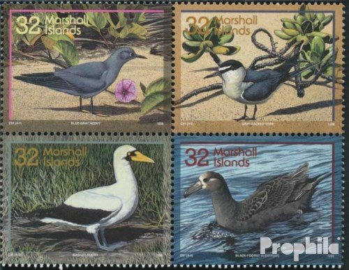 marshall-îles 152D,Drl-154Dl,Dr oblitéré 1988 Poisson