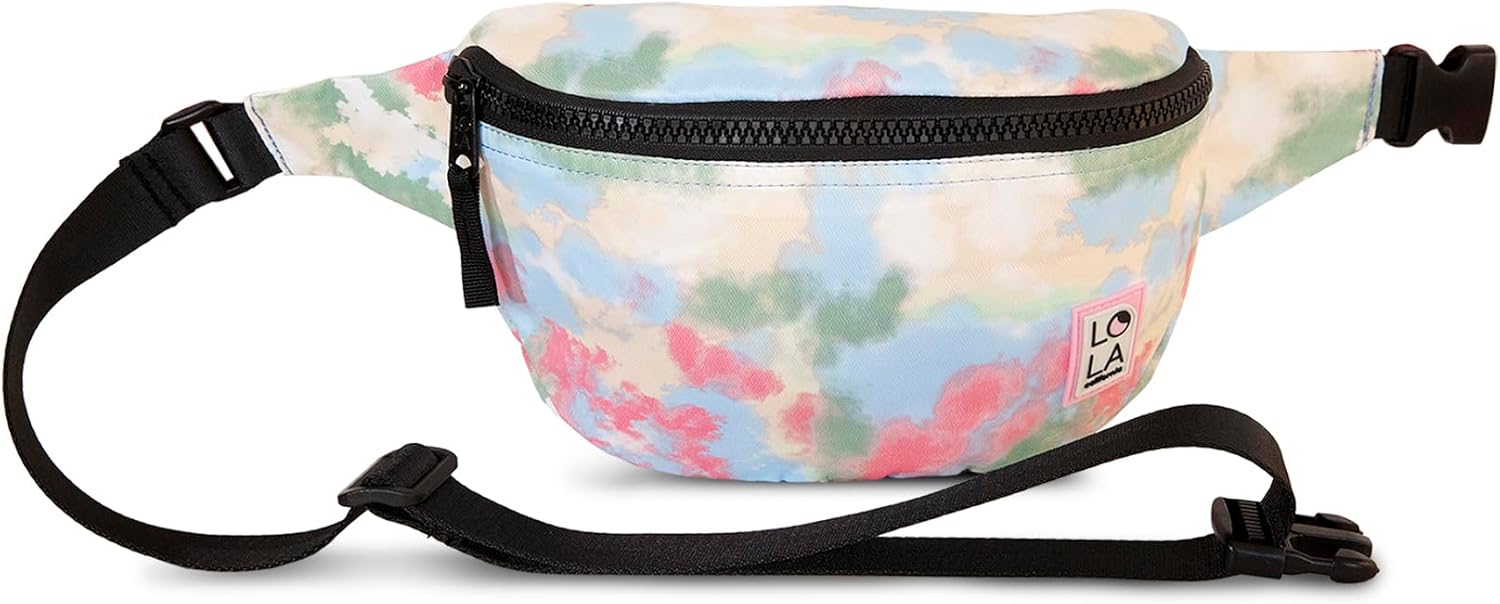 Large Bum Waist Bag for Adults (Various Vibrant Colors and Patterns Available) One Size Vibe - Ocean