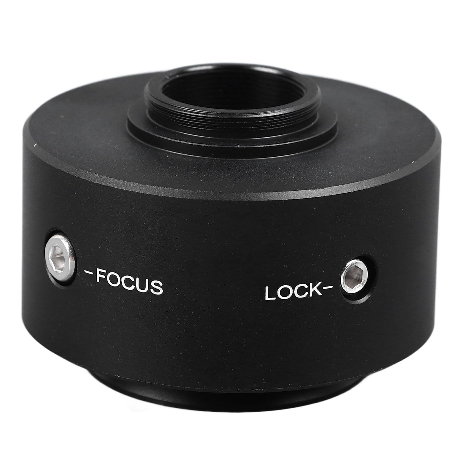 FTVOGUE Adapter do Mocowania C do Mikroskopu Adapter Obiektywu 0,5X Mocowania C Mikroskopu z metalową obudową Biologicznych Mikroskopów Stereoskopowych AX CX BX MX