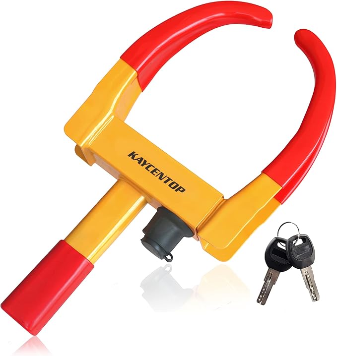 KAYCENTOP Wheel Clamp Lock Universal Security Tire Lock Anti Theft