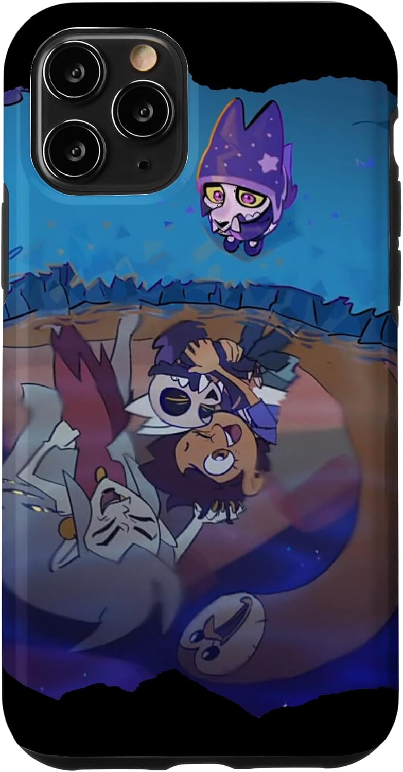 iPhone 11 Pro Adorable tiny demon with skull mask and horns