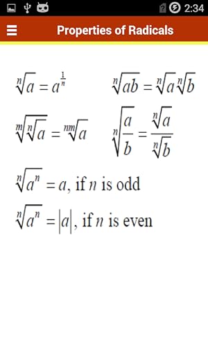 Algebra Formula – vue 5