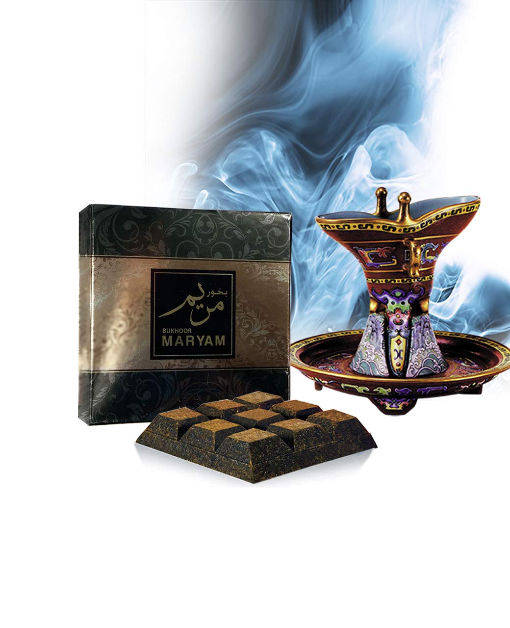 my perfumes Bakhoor Maryam 40g | Sandalwood Oud Musk Home Fragrance | Incense Bakhoor | 1 Set of 1 Piece